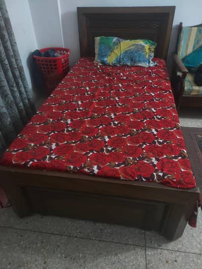 Single Bed with Mattress