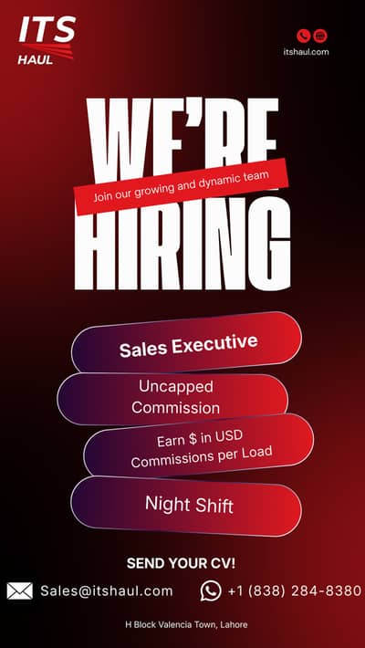 Dispatch Sales Executive Required