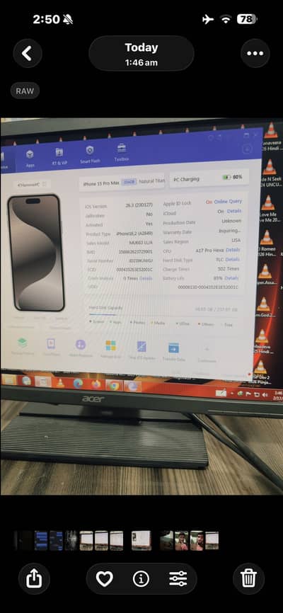 iPhone 15 PRO MAX jv 256GB