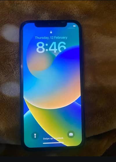 I phone x  black color