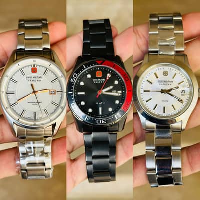 Swiss Military Original Stainless Steel Watches 15500 Each Watch Final
