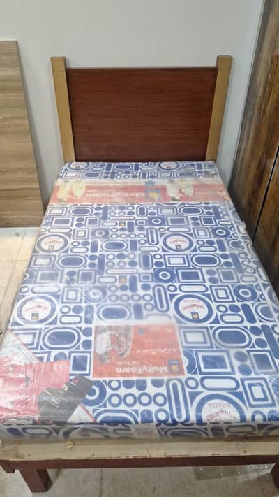 singal bed with 0 meter mattress