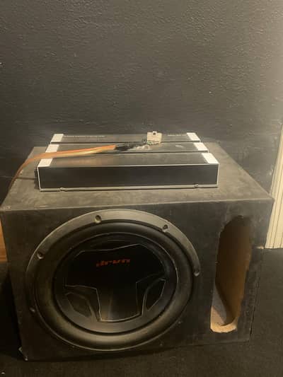 New woofer + Amplifier