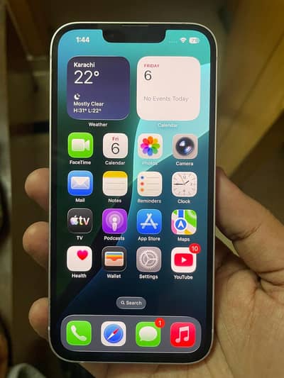 iPhone 14 – 128GB – White (Non-PTA) contact 03335262320