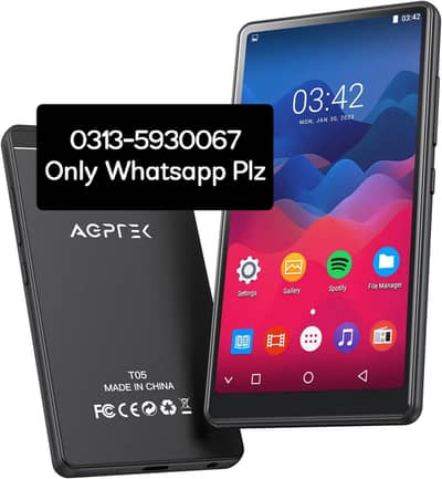 WiFi MP3 player with Bluetooth agptek 4 inch FM Spotify