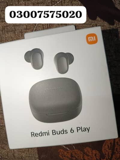 REDMI 6 PLAY BURDS BOX OPEN ONLY