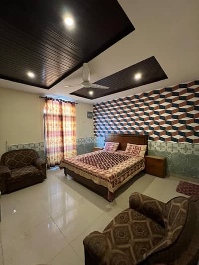 Sami furnished 2 bedroom apartment available for rent in Bahria town phase 7