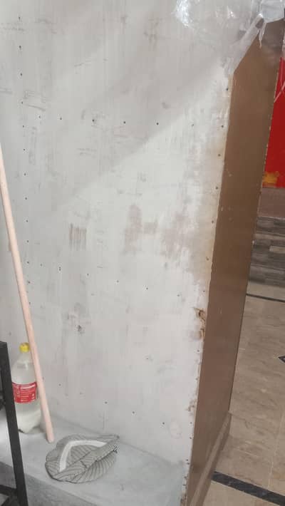 dico paint golden color. made of palae almari