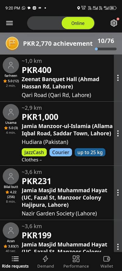 I am driver need job