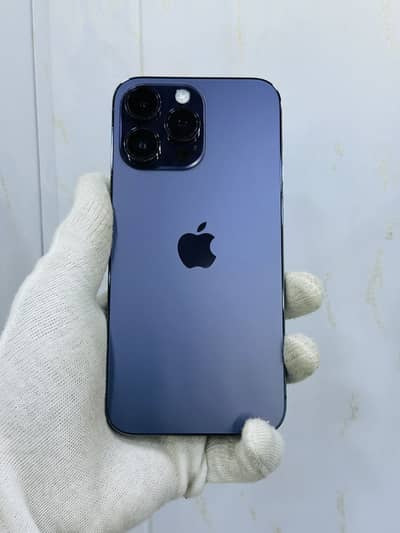 I phone 14 pro Max D Purple 128 GB JV NON PTA 95% Battery Health
