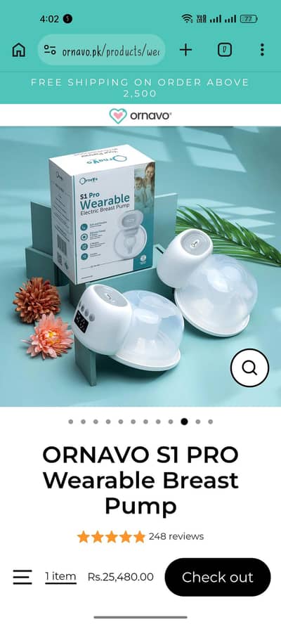 ornavo electric pump