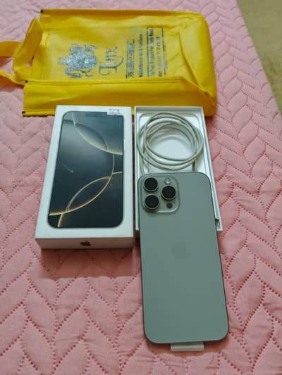 iphone 16 pro max jv complete box 10 by 10 condition
