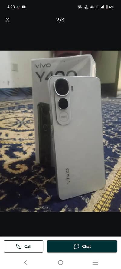 vivo y 4oo 8 256 10 Mai ki wart ma hai box sat hai