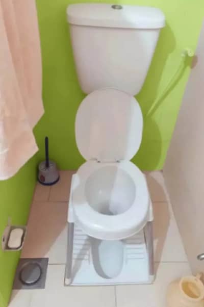 Commode Stool Perfect Qualty Fibre Plastic Irani Commode Chair Washroo