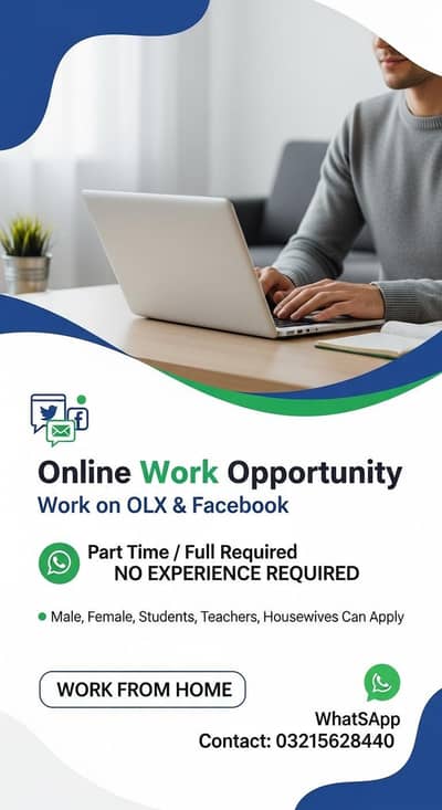 Part-Time & Full-Time Staff Required for Office & Online Work. . .