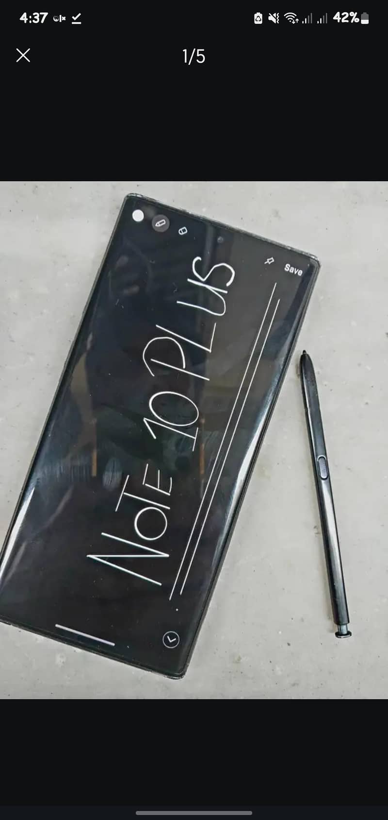 Samsung Note 10 Plus 0