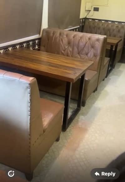 Two seater sofa Table fine dine