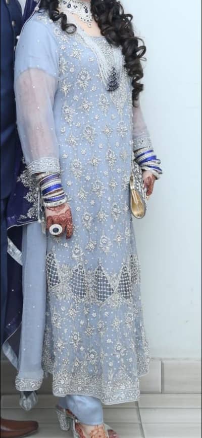 Heavy embroided maxio