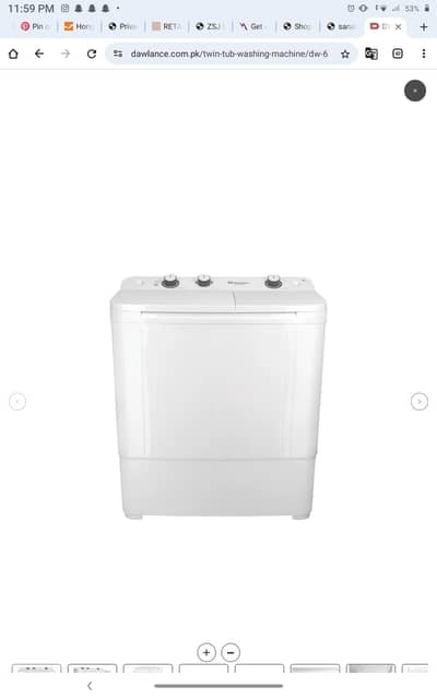dawlance semi automatic washing Machine
