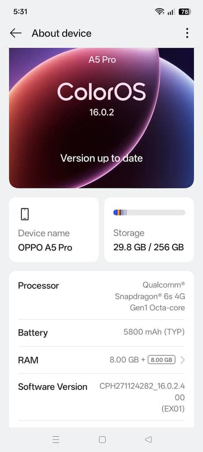 Oppo a5 pro