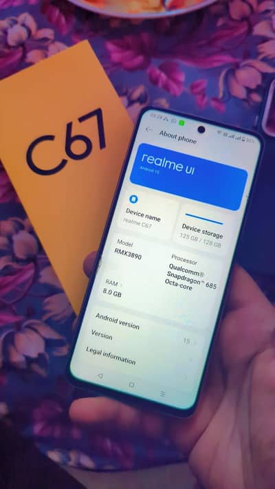 Realme c67 8/128