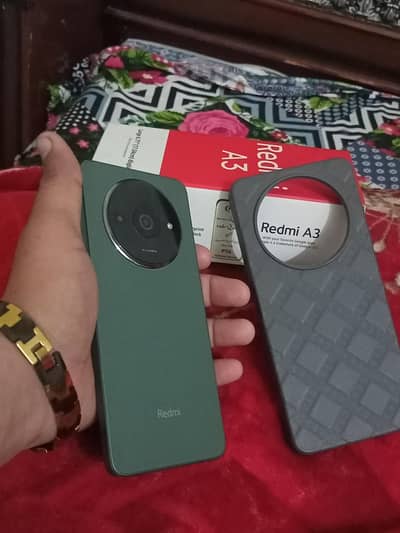 Redmi A3 bilkul new ha mob bht km use hoa ha