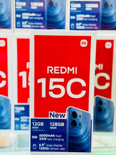 REDMI 15C 6/128 AVAILABLE BOX PACK PTA APPROVED
