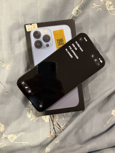 Iphone 13 pro max 256 GB PTA Approved