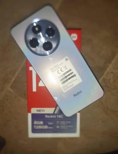 Redmi 14C 4+4/128gb Pta Approved  With Box under warranty
