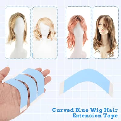 36 Pcs Blue Strips Front Lace Double Sided Wig Tape by Walkers