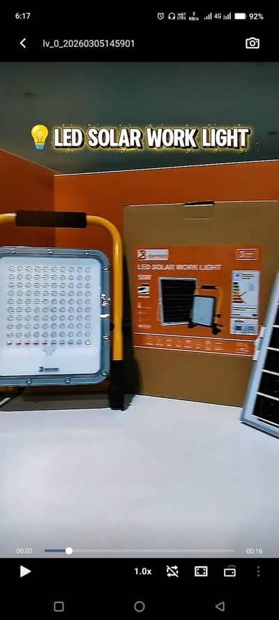 LED Solar work light 50w