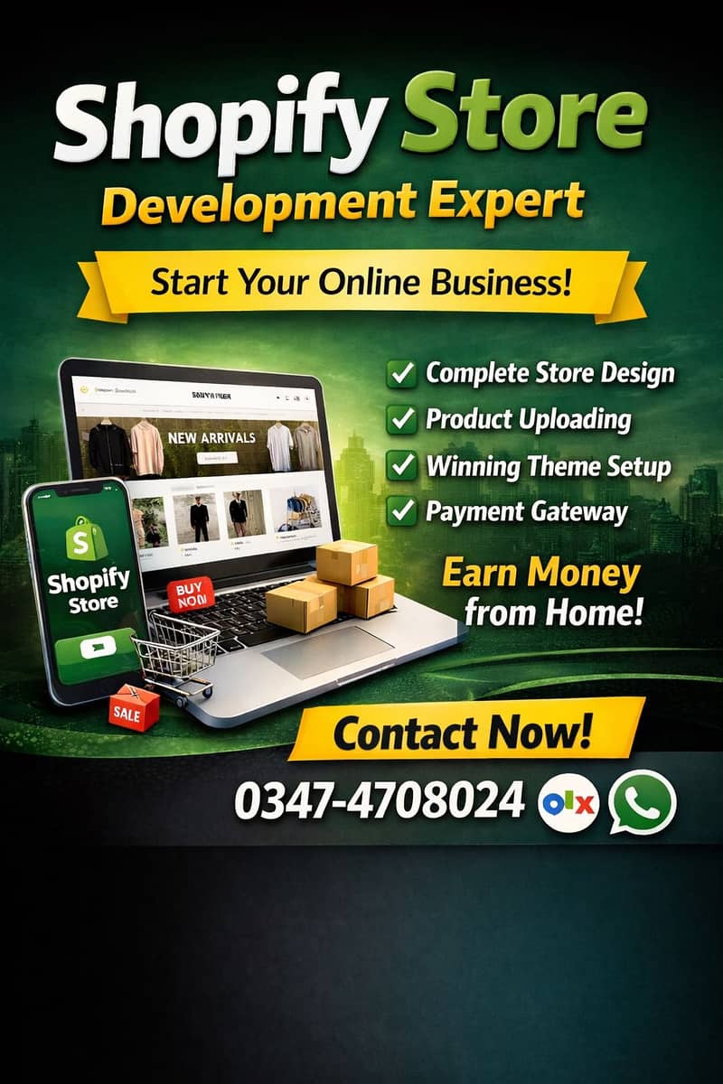 Shopify Store Developer | Complete Shopify Store Setup 0