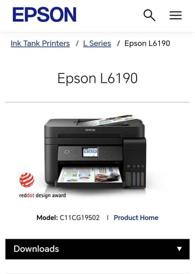 epson L6190 all in one printer copier