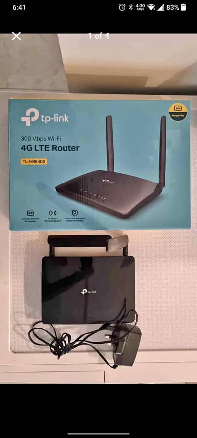 tp link Mr 6400 and lpda directional antena
