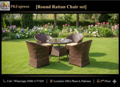 Rattan Outdoor Chair – Premium Quality Garden / Café / Patio Chair