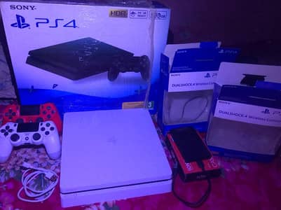 PS4 Slim 1TB + LOT OF GAMES jailbreak