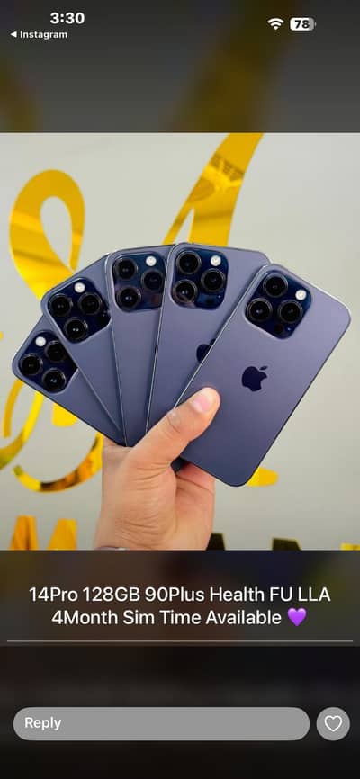 14 pro Factory unlocked