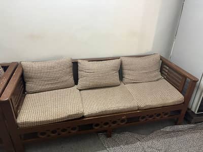 wooden sofa set for sell