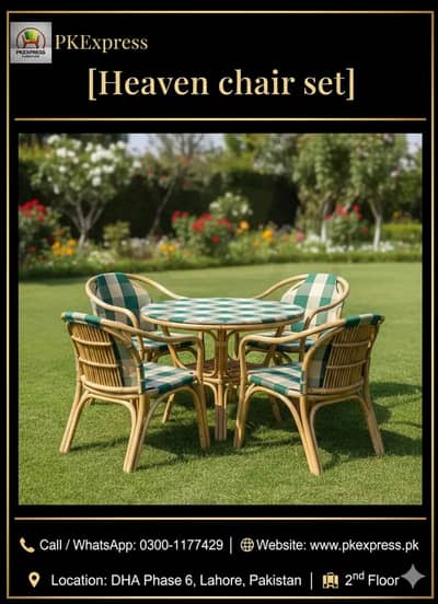 UPVC Heaven Outdoor Chair – Garden / Lawn / Café Chair