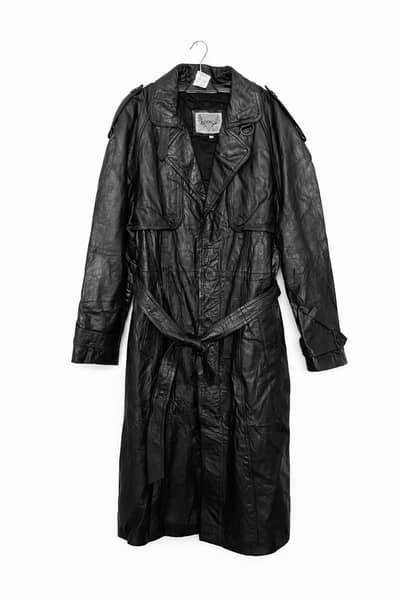 Leather Trench coat