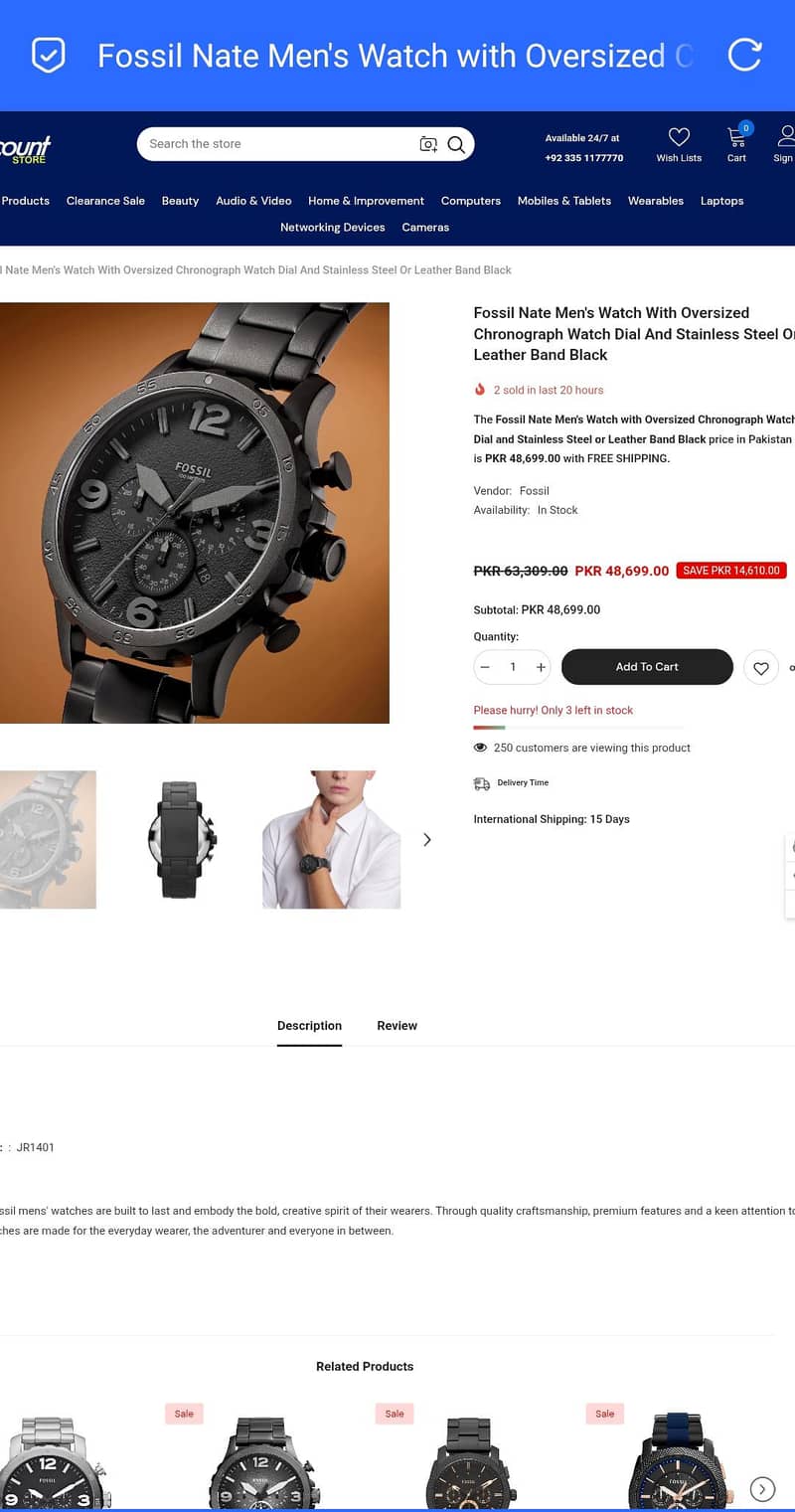 Fossil original 0