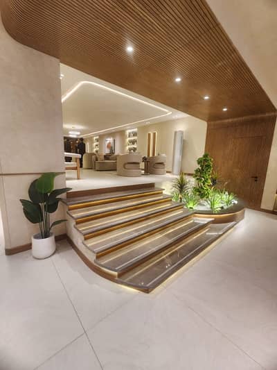 Brand New Office For Rent 24-7 Operating Building At Prime Location Of Shaheed E Millat Road 605 Square Feet With All Modern Facilities Available