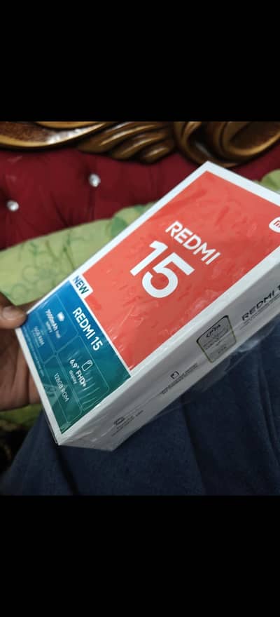 Redmi15 redmi15 full warranty just boxx open 1week complete box