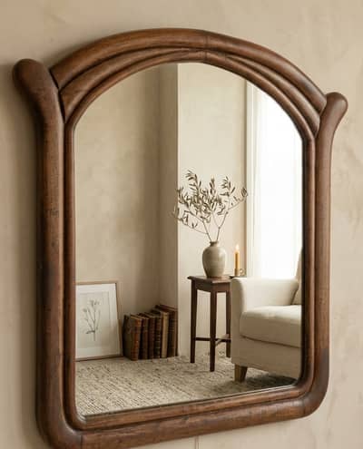 Large Beautiful Wooden Mirror for sale, chance deal