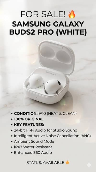 Samsung Galaxy Buds 2 Pro (Sm-510) 100% Original