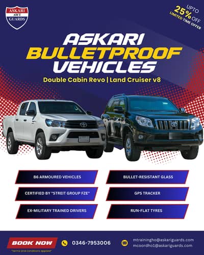 Bulletproof Vehicles on Rental Basis