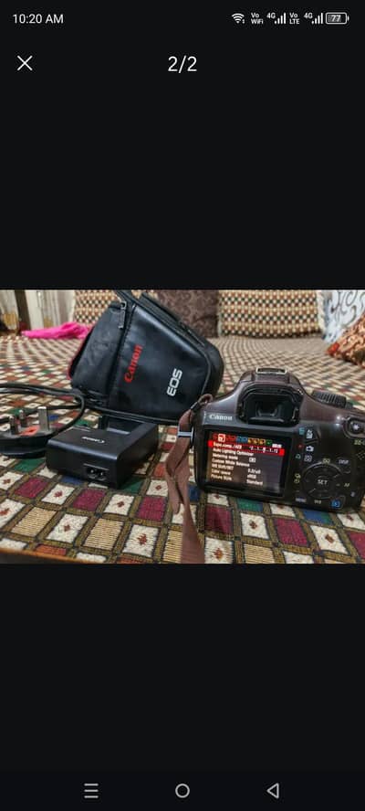 Canon 1100D camera DSLR for sale 03025271768 what's ap