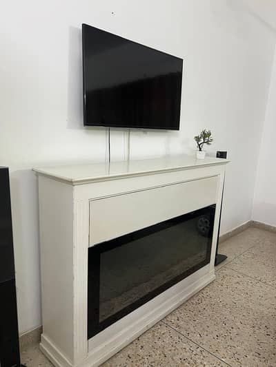 Luxury Fire Console - Premium Home Decor Furniture