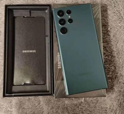 Samsung Galaxy S22 Ultra 12/512 Complete Box Urgent Sale Connect Wtp