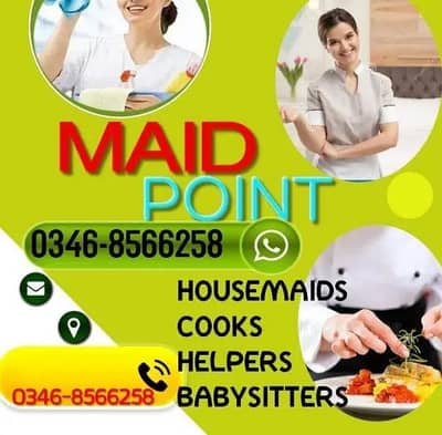 professional House maid cook babysitter driver patient Attendent